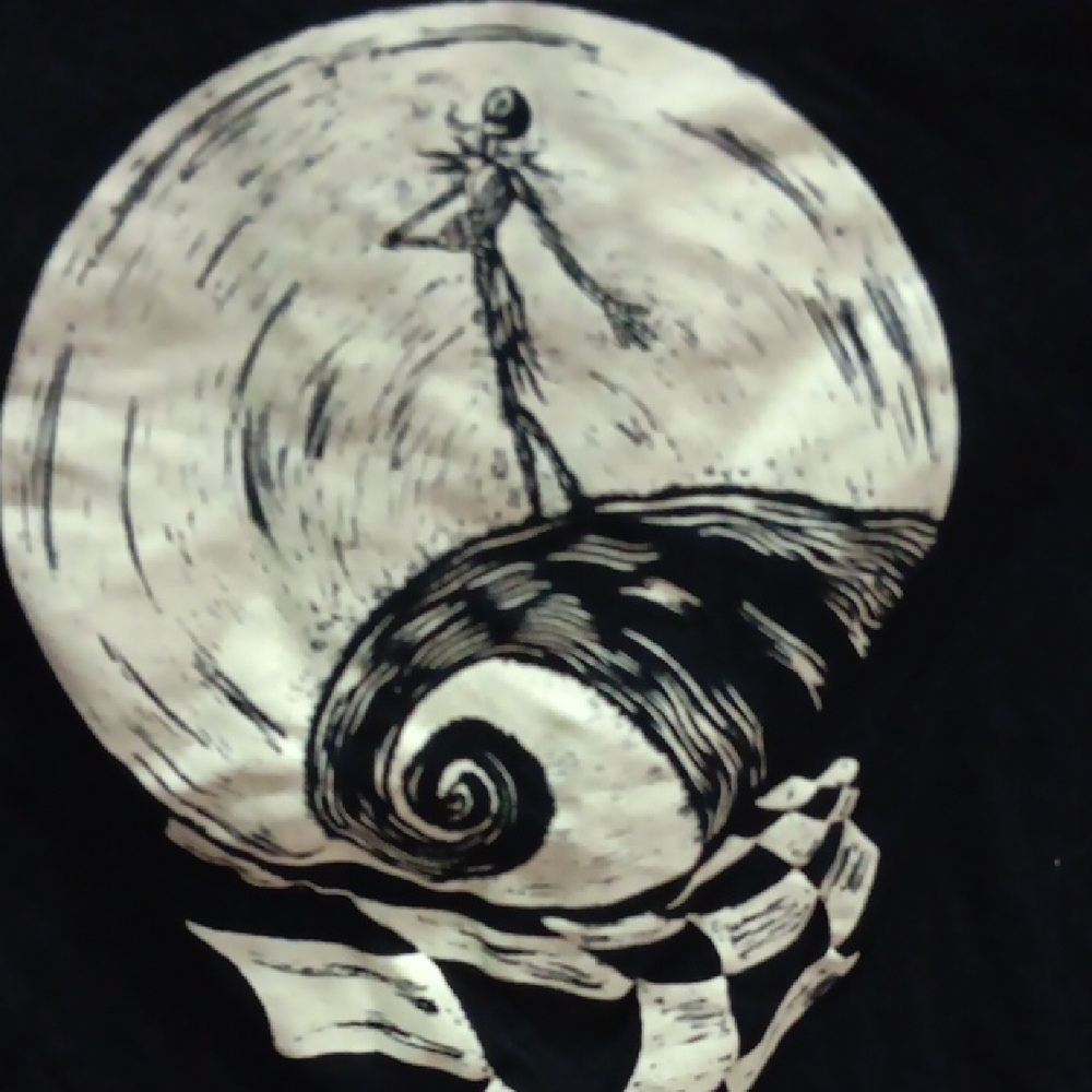 Vans Black Tee with White Graphic - Picture 2 of 5